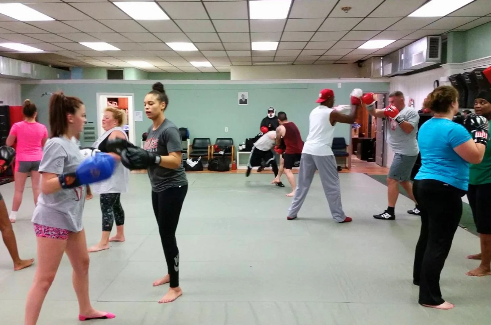 Boxing class at Noel Smith Martial Arts